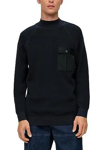 Produktbild: s.Oliver Herren Pullover Rippstrick Blue L