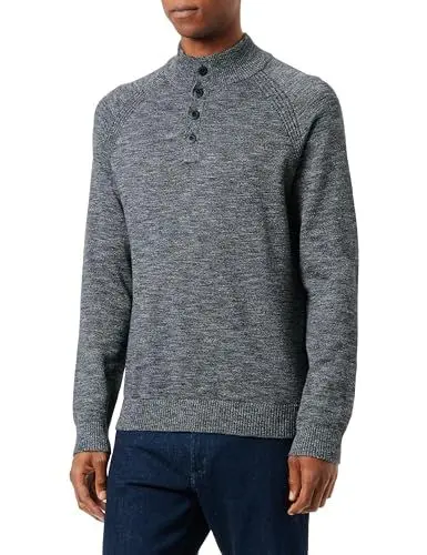 Produktbild: s.Oliver Herren Pullover mit Stehkragen Blue XL