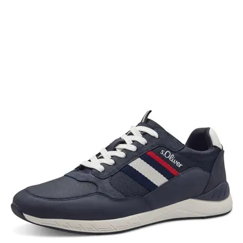 Produktbild: s.Oliver Herren Sneaker flach Sportlich Bequem, Blau (Navy), 41