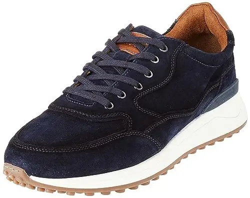 Produktbild: s.Oliver Herren Sneaker flach aus Leder Freizeit, Blau (Navy), 44 EU