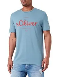 Produktbild: s.Oliver Herren T-Shirt Kurzarm Blue S