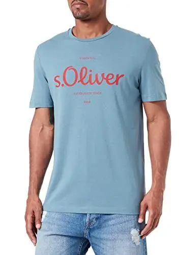Produktbild: s.Oliver Herren T-Shirt Kurzarm Blue S