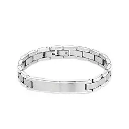 Produktbild: s.Oliver Identarmband Edelstahl Herren Armschmuck, 20+1,5 cm, Silber, Kommt in Schmuck Geschenk Box, 2026005