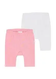 Produktbild: s.Oliver Junior Baby Girls 2130666 Doppelpack Capri Leggings, weiß 0100, 68