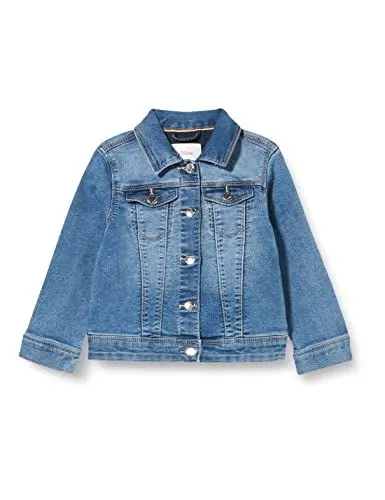 Produktbild: s.Oliver Junior Girls 2130741 Jeansjacke mit Pailletten, blau 55Z2, 92
