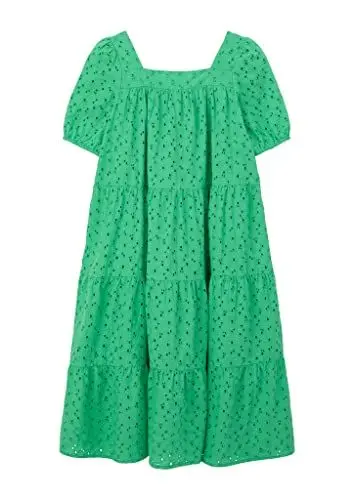 Produktbild: s.Oliver Junior Girl's Midi Kleid mit Stickerei, Green, 152