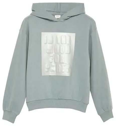 Produktbild: s.Oliver Junior Hoodie mit Metallic Print
