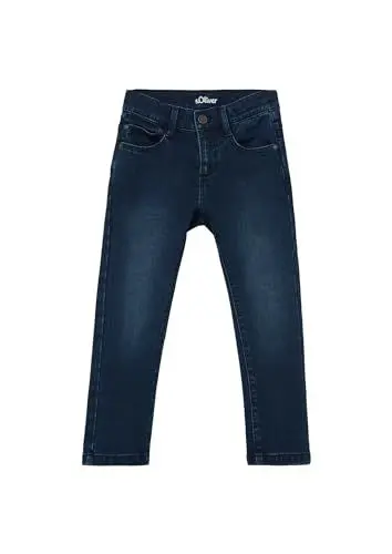 Produktbild: s.Oliver Jungen 2132134 Jeans Hose im Used Look, Fit Pelle, 58Z2 blau, 98/Slim