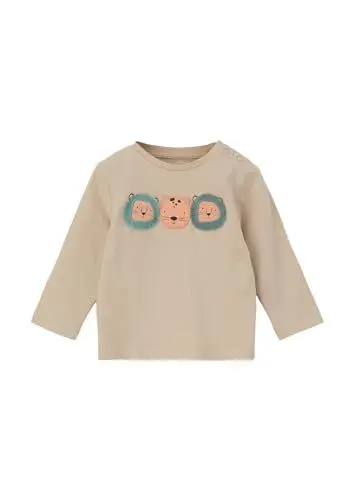 Produktbild: s.Oliver Junior Jungen 2142783 Langarmshirt, beige 8008, 86