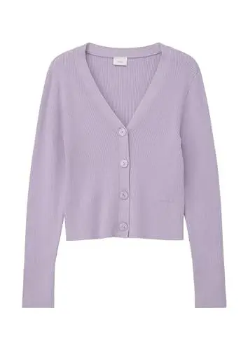 Produktbild: s.Oliver Junior Strickjacke mit Rippstruktur