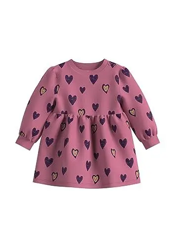 Produktbild: s.Oliver Junior Mädchen Sweatkleid mit AOP PINK 74