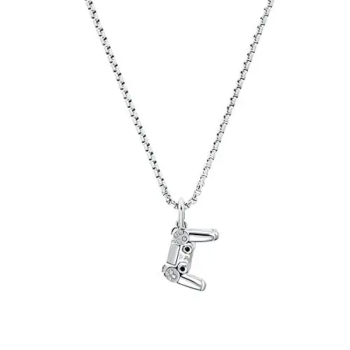 Produktbild: s.Oliver Kette mit Anhänger Edelstahl Jungen Kinder Halsschmuck, 40+3 cm, Silber, Controller, Kommt in Schmuck Geschenk Box, 2032559