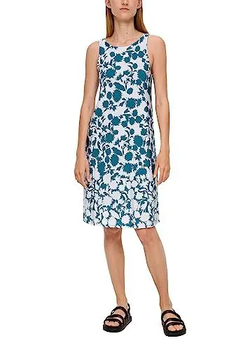 Produktbild: s.Oliver BLACK LABEL Jerseykleid aus Viskosestretch türkis 42