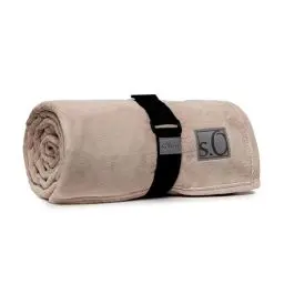 Produktbild: s.Oliver Kuschelsoft XXL Decke 220x240 cm - flauschig, warm & waschbar, Kuscheldecke Sand Uni