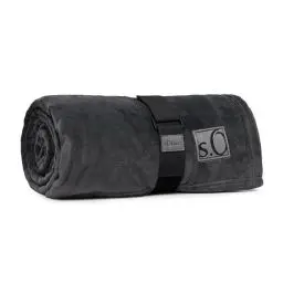 Produktbild: s.Oliver Kuschelsoft XXL Decke 220x240 cm - flauschig, warm & waschbar, Kuscheldecke dunkelgrau Uni