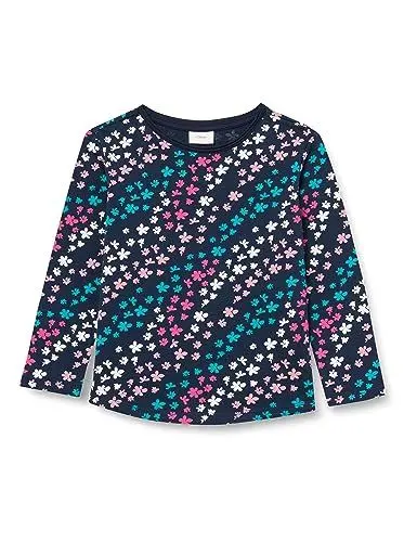 Produktbild: s.Oliver Mädchen 2133765 Langarmshirt, Blau, 116