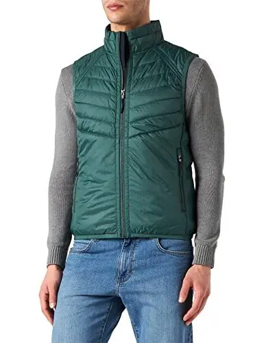 Produktbild: s.Oliver Men's 130.12.201.16.155.2109218 Weste ärmellos, Khaki/Oliv, XXL