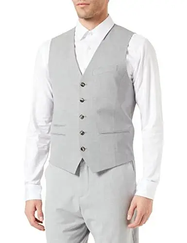 Produktbild: s.Oliver Men's Weste, Grey/Black, 25