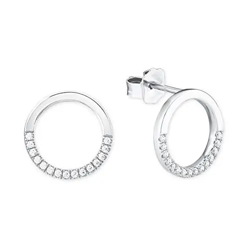 Produktbild: s. Oliver Ohrringe für Damen, Zirkonia / 925 Sterling Silber, Rhodiniert