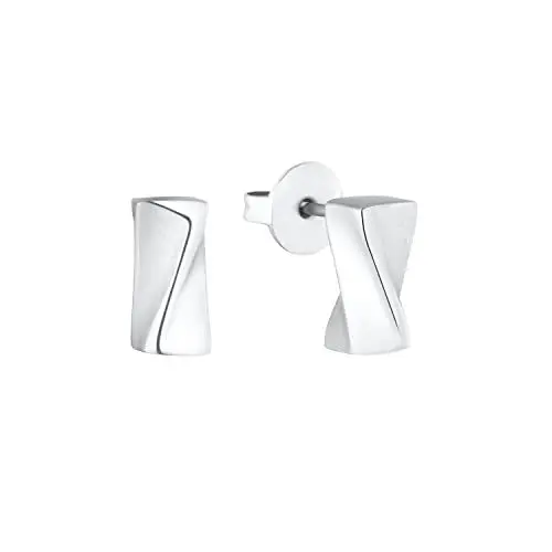 Produktbild: s.Oliver Ohrstecker Edelstahl Damen Ohrschmuck, 1 cm, Silber, Kommt in Schmuck Geschenk Box, 2035520