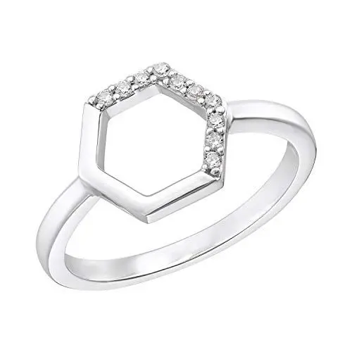 Produktbild: s.Oliver Ring 925 Sterling Silber Damen Ringe, mit Zirkonia synth., Silber, Kommt in Schmuck Geschenk Box, 2031425