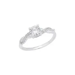 Produktbild: s.Oliver Ring 925 Sterling Silber Damen Ringe, mit Zirkonia synth., Silber, Kommt in Schmuck Geschenk Box,