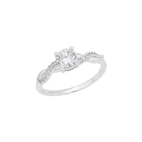 Produktbild: s.Oliver Ring 925 Sterling Silber Damen Ringe, mit Zirkonia synth., Silber, Kommt in Schmuck Geschenk Box,