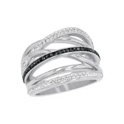 Produktbild: s.Oliver Ring Edelstahl Damen Ringe, mit Kristall, Grau, Kommt in Schmuck Geschenk Box