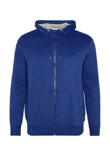 Produktbild: s.Oliver Sweatshirt-Jacke mit Kapuze und Logo ozeanblau XXL