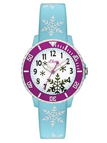 Produktbild: s.Oliver Time Mädchen Armbanduhr Zeitlernuhr Quarz Silikon SO-3411-PQ