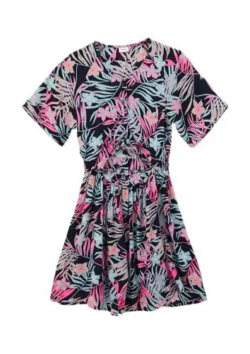 Produktbild: s.Oliver Viskose-Kleid mit Knoten-Detail und Raffung Navy 170