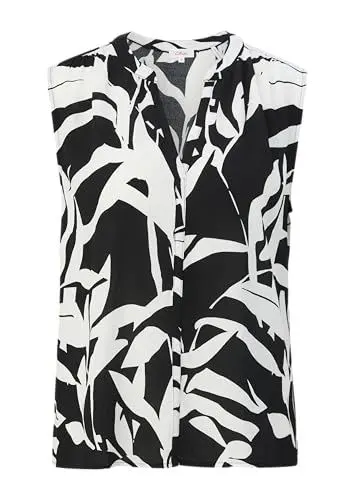 Produktbild: s.Oliver Viskosebluse mit Crêpestruktur schwarz 36