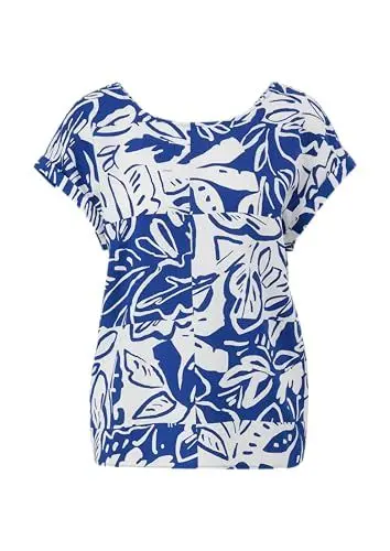 Produktbild: s.Oliver Viskosebluse mit Rückenausschnitt ozeanblau 34