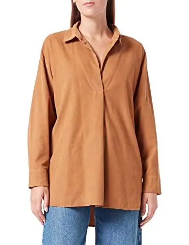 Produktbild: s.Oliver Women's 2120882 Cord Bluse, braun, XL