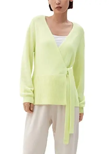 Produktbild: s.Oliver Women's 2121668 Strickjacke mit Gürtel, grün, 46