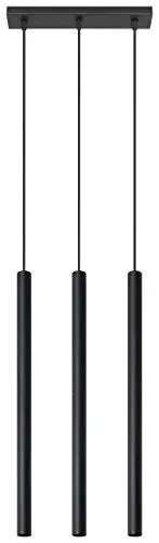 Produktbild: SOLLUX lighting Hängelampe Pendelleuchte Hängeleuchte Deckenlampe Lampe Decke Stahl 3 Flammig 30 x 5 x 94 cm Pastelo