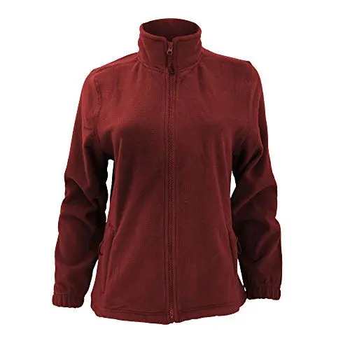 Produktbild: SOLS Damen North Fleece-Jacke mit durchgehendem Reißverschluss (Large) (Rot) L,Rot