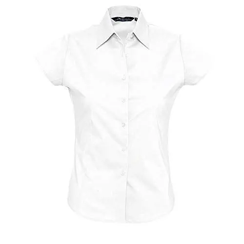 Produktbild: Sols - Damen Stretch-Kurzarmbluse 'Excess' S,White