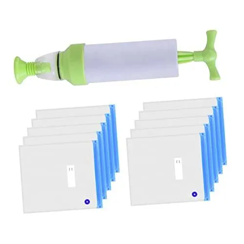 Produktbild: SOLUSTRE 10 Stück 3d-drucker-filament-vakuumbeutel Aufbewahrungsbeutel Für Abs Pla Wiederverwendbar Und Wiederverschließbar Doppelreißverschlüsse Hinweisbereich Für Material Und Datum