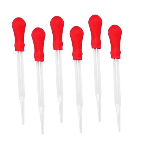Produktbild: SOLUSTRE 10 Stk Dicker Glastropfer Kalibrierter Glastropfer Pipette Für Ätherische Öle Glas Fleck Dropper Boby- Fleisch Dropper Medizinische Glaspipetten Augentropfen Gerader Kopf Mini