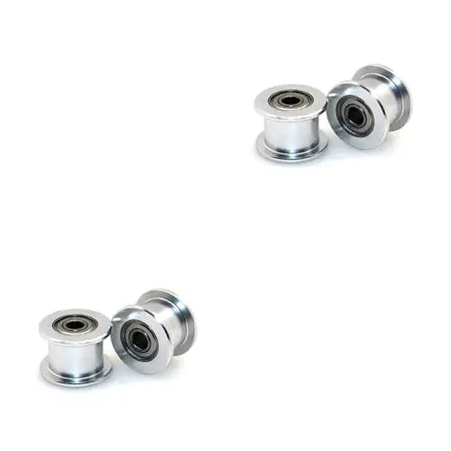 Produktbild: SOLUSTRE 10 Stk Riemenspannrolle Zahnriemenscheibe Zahnriemen-Umlenkrolle hobelmaschinen abrichte hobelmaschine Zahnriemenrad bohrmaschine bohnermaschine bohr fräsmaschine Silver