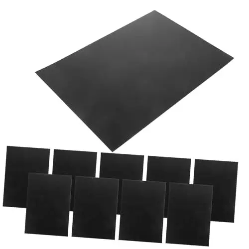 Produktbild: SOLUSTRE 10 Stück Blätter Plastikplanen Kunststoffplatten Flexible Hartplastikplatten Plastikfolie Blätter Zum Basteln Bastelzubehör Blätter Aus Kunststoff A4 Bastelbedarf Pp Thermoplast
