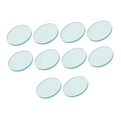 Produktbild: SOLUSTRE 10 Stück Dn15-dn20 Wasserzähler-glasplatten Runde Form Frostbeständig Einfach Zu Installieren