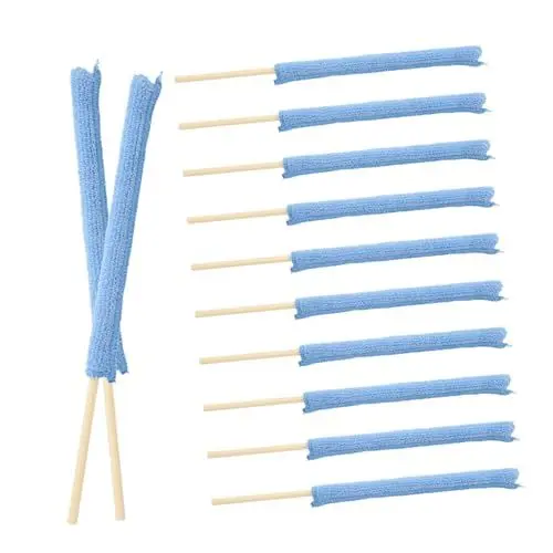 Produktbild: SOLUSTRE 12 STK Klimaanlagenreiniger Klimaanlage Reinigungsbürste Lamellenreinigungsbürste Mehrzweckreinigungsbürste Jalousie-Reinigungsbürste Reinigungsbürste für Jalousien Holz Sky-Blue