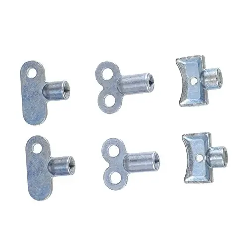 Produktbild: SOLUSTRE 12 Stk Auslassventilschlüssel entlüftungsschlüssel für heizkörper radiator bleed key Kühler-Entlüftungsventil Schlüssel Kühler-Entlüftungslochschlüssel heizstrahler Kühlerschlüssel
