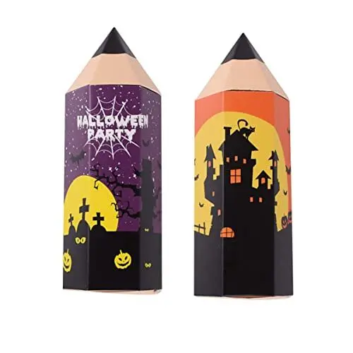 Produktbild: SOLUSTRE 12 Stk Jack o Lantern Bonbonschachteln Geschenkboxen für Halloween-Partys Cupcake-Halter Träger Halloween-Party-Tasche Halloween-Tasche Keksdosen kreative Kiste Aufbewahrungskiste