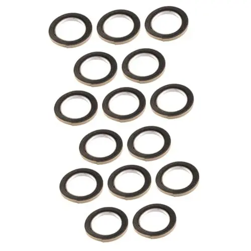 Produktbild: SOLUSTRE Küche Dichtband 15 Stk Eckband Schwarze Ofenspaltabdeckung Verschüttet Zwischen Zählern Backofen-gap-filler Pvc-klebeband Herd Lückenfüller Ofenband Schaum Dichtband Auslaufschutz