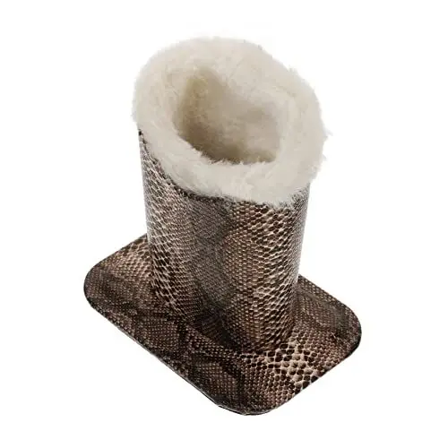 Produktbild: SOLUSTRE 1Stk Plüsch Brillenhalter tragbares Brillenetui Brillen-Organizer für Damen Nachttisch Lagerregale Desktop-Brillenständer Brillenregal mit basis Container Federmäppchen aus Holz
