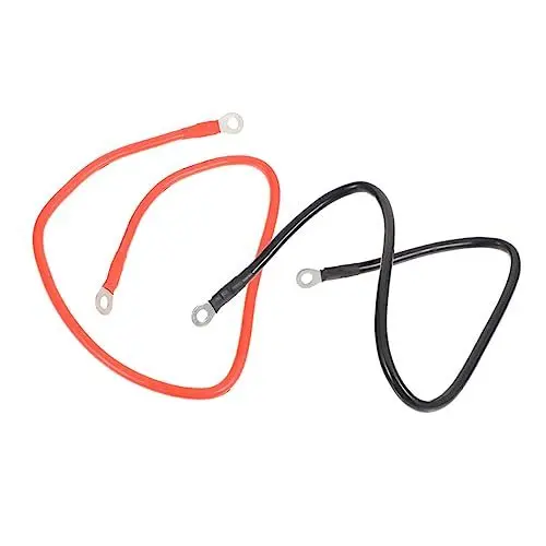 Produktbild: SOLUSTRE 1 Paar Batteriekabel Batterie Anschlusskabel batterieanschlusskabel batterie verbindungskabel kabelschellen Batterie-Wechselrichter-Kabel Solarplatten Erdungskabel Kupfer
