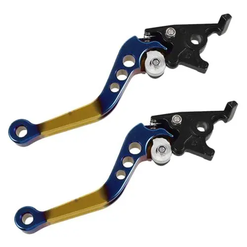 Produktbild: SOLUSTRE 1 Paar Motorradgriff Motorradbremse Elektrofahrrad Bremshebel Bremshebel Griff Ersatzbremshebel Kit Bremshebel Bremshebel Aluminiumlegierung